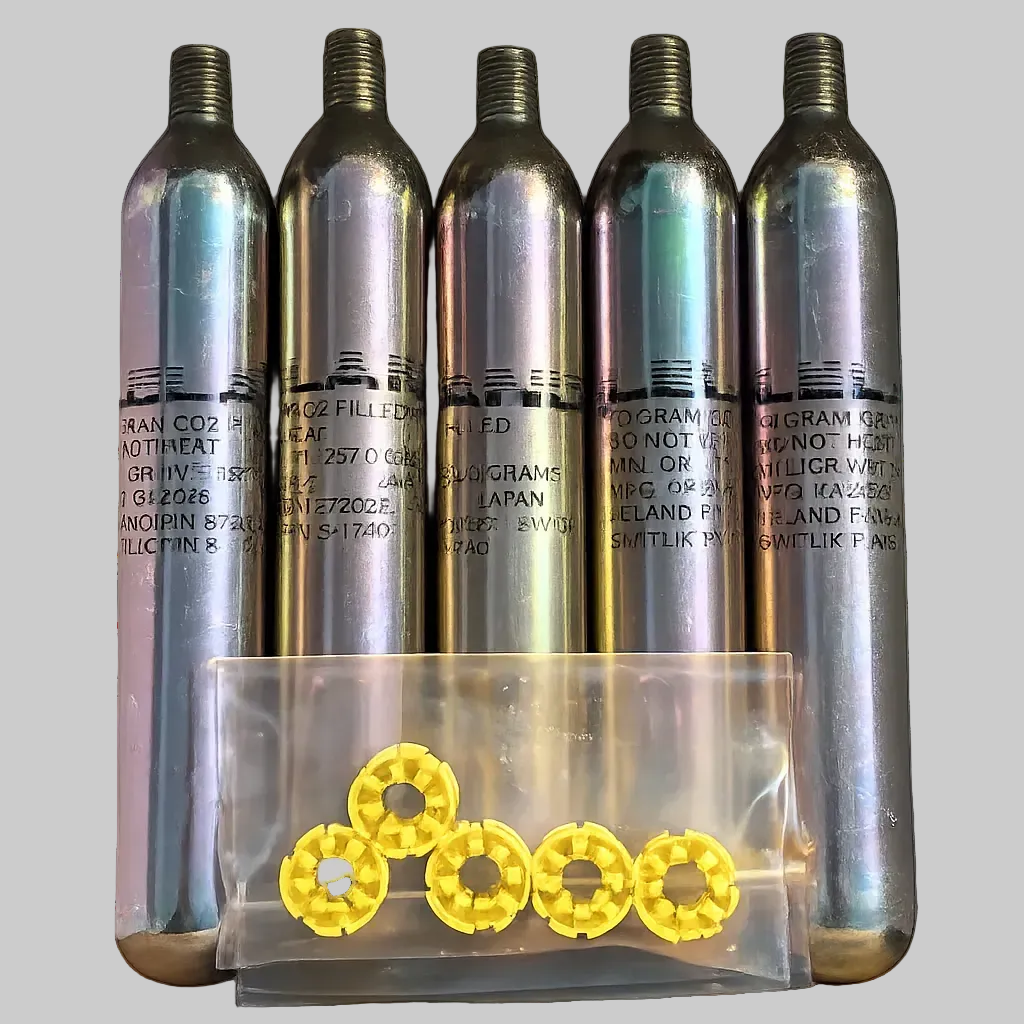 RAA-60 Re-Arm 5-Pack Auto 60g CO2 and Bobbins