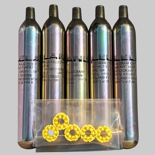 RAA-60 Re-Arm 5-Pack Auto 60g CO2 and Bobbins